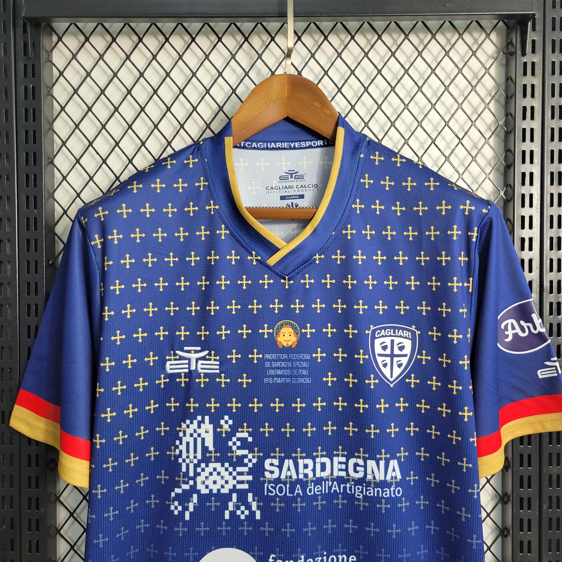 23-24 Cagliari Special Edition Size S-XXL（Men's Fan Edition） | 衬衫 | M4-1 | Betty ali Chinese suppliers