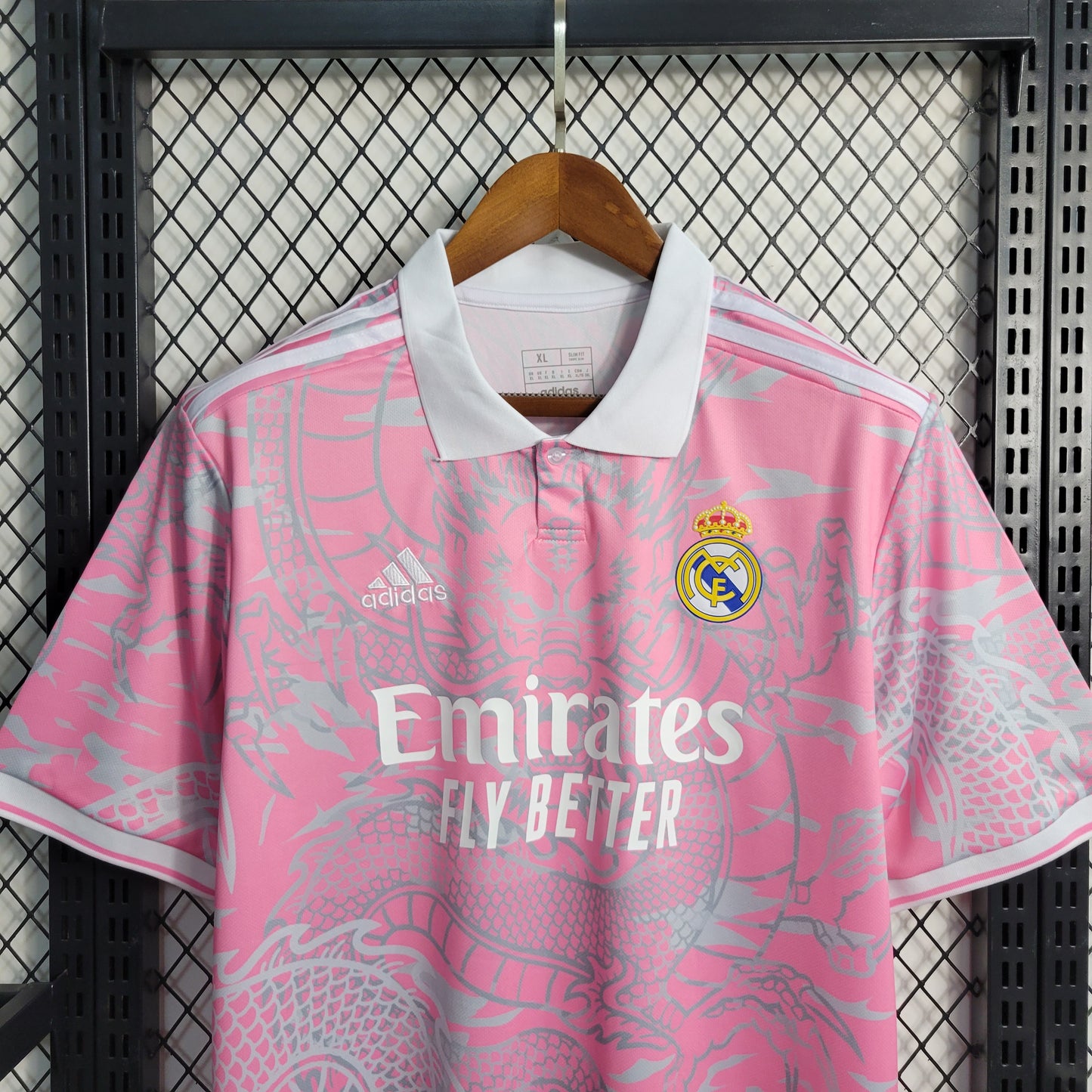 23-24 Real Madrid Dragon Pink Size S-XXL（Men's Fan Edition） | 衬衫 | M2-3 | Betty ali Chinese suppliers