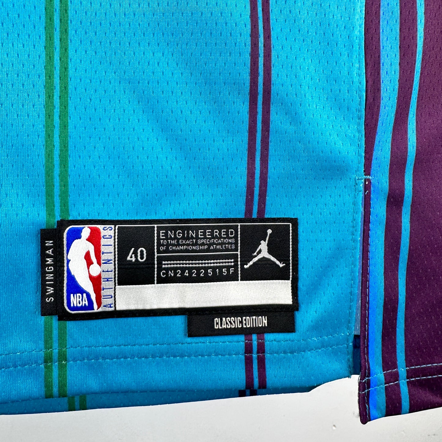 24th Season Hornets Retro No. 1 Ball