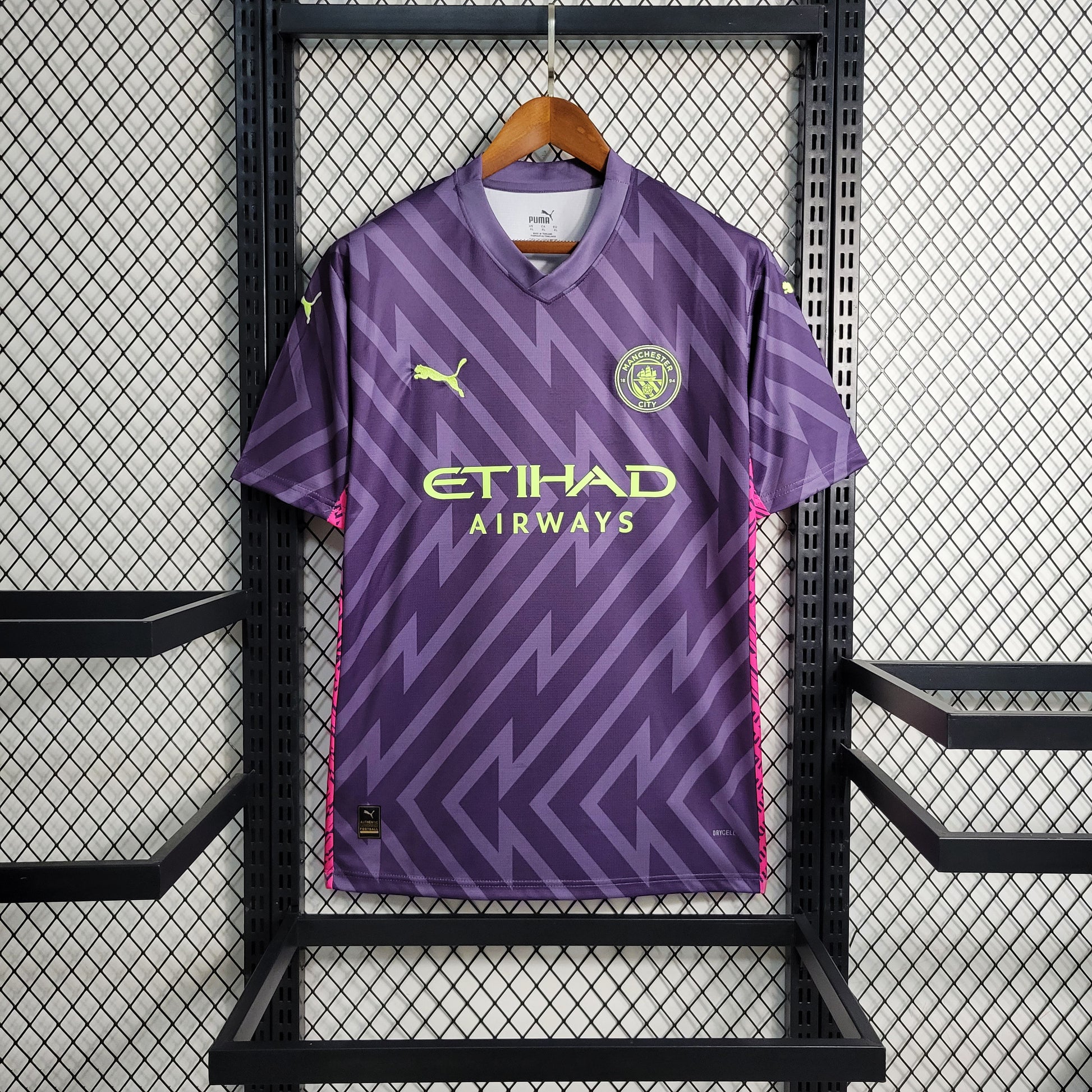 23-24 Manchester City Purple Goalkeeper Size S-XXL（Men's Fan Edition） | 衬衫 | M2-1 | Betty ali Chinese suppliers