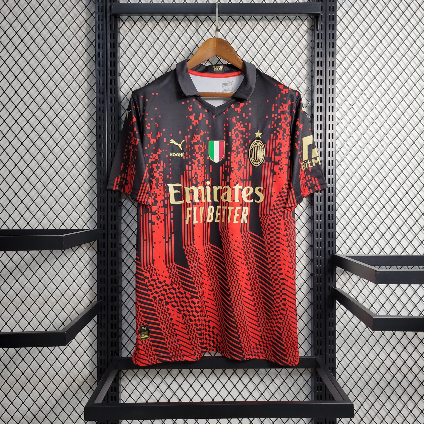 23-24 AC Milan Special Edition Size S-XXL（Men's Fan Edition） | 衬衫 | M2-2 | Betty ali Chinese suppliers