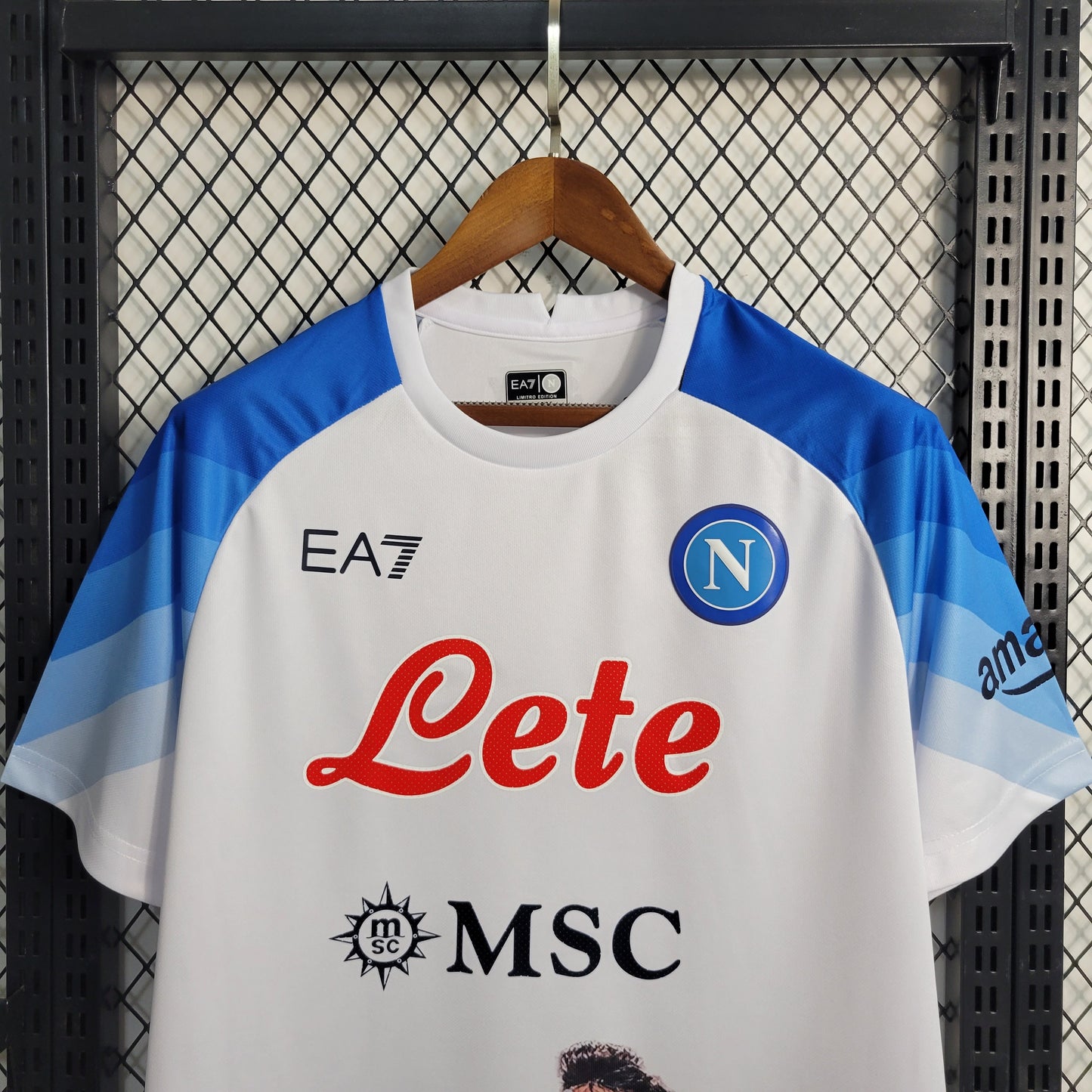 23-24 Naples Champions Edition White Size S-XXL（Men's Fan Edition） | 衬衫 | M2-2 | Betty ali Chinese suppliers