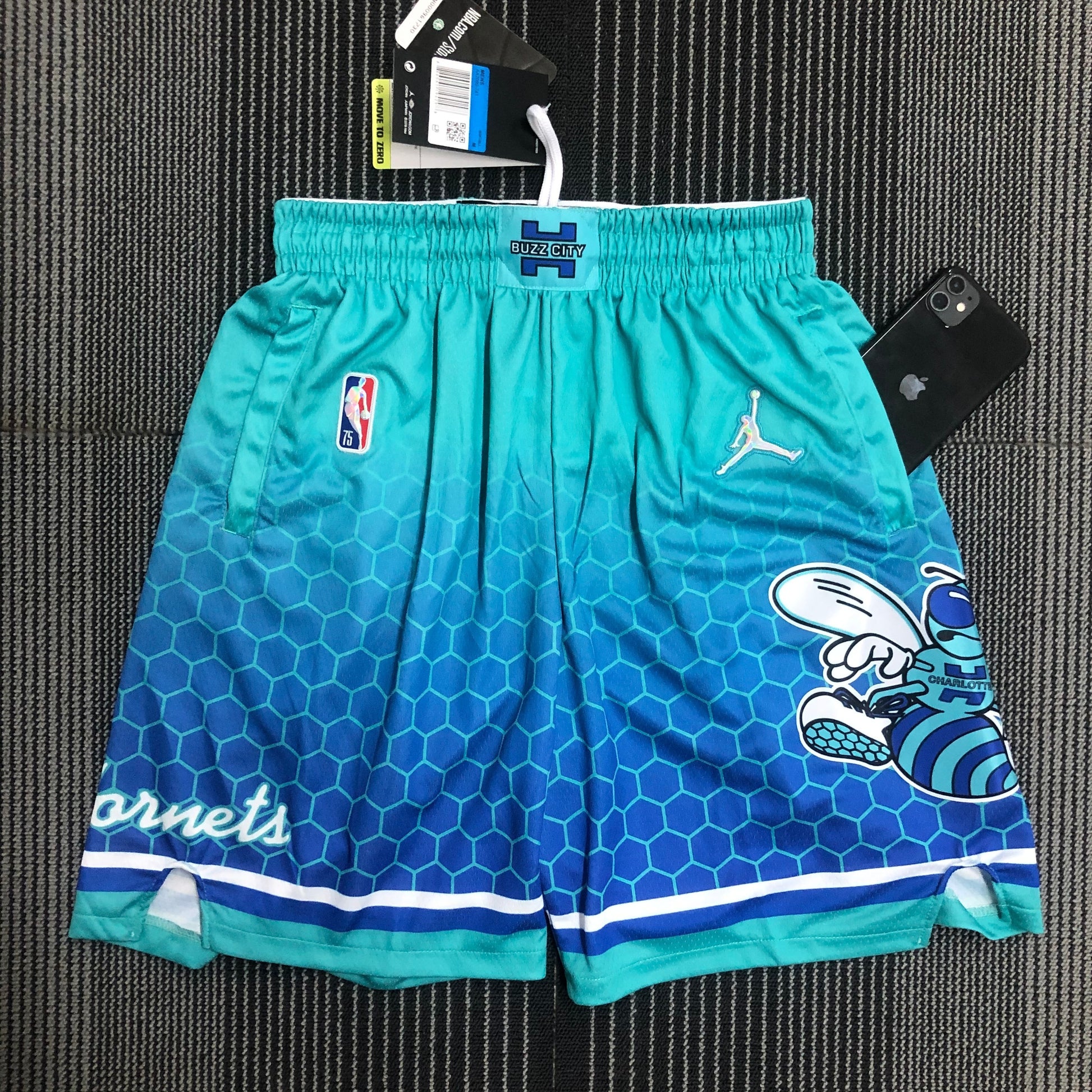 Season 22 Hornets City Edition Shorts Size S-XXL | 短裤 | NBA | 中国供应商