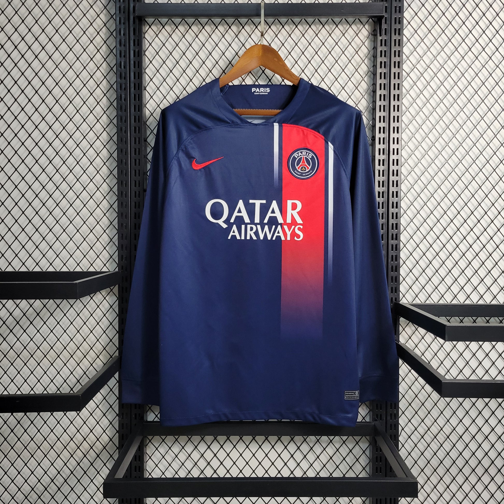 23-24 PSG Home Long Sleeve Size S-XXL | 复古/Retro | B3 | Betty ali Chinese suppliers