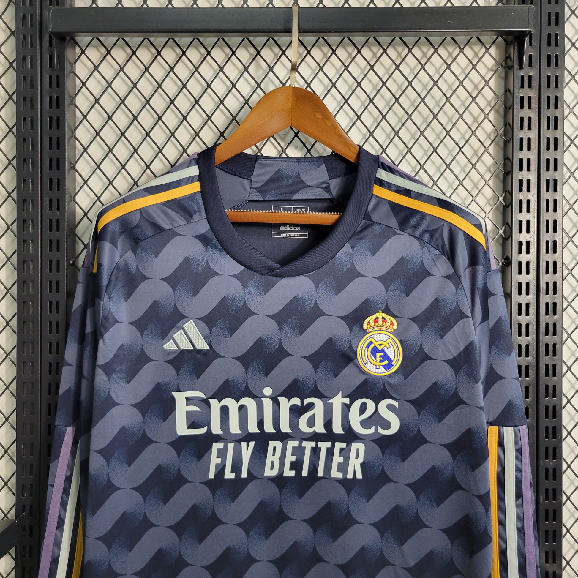 23-24 Real Madrid away long sleeved size S-3XL | 复古/Retro | M2-3 | Betty ali Chinese suppliers