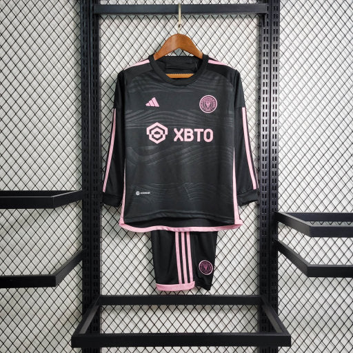 23-24 Kids Intermiamicf Away Long Sleeve Sizes 16-28