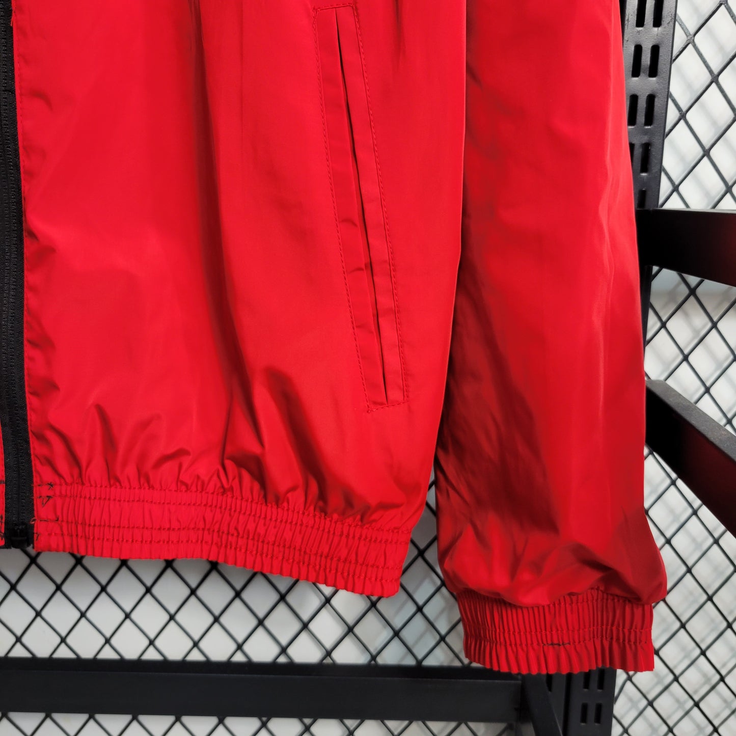 23-24 Windbreaker Double sided Flamengo Black Red Size S-XXL | 风衣 | W1-2 | Betty ali Chinese suppliers