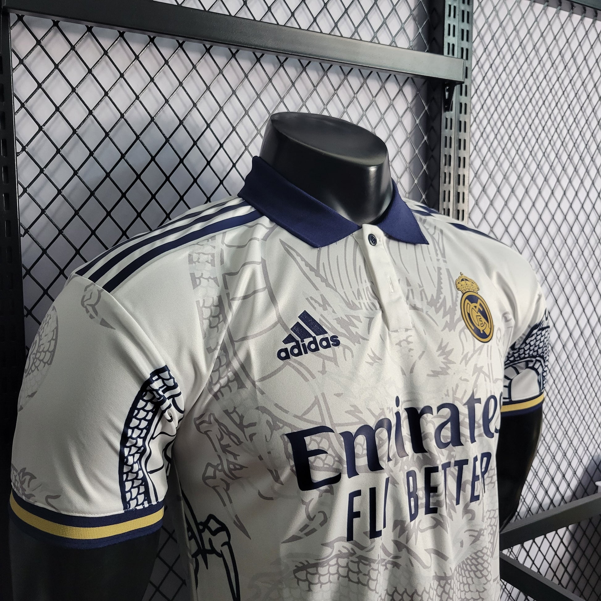 22/23 Players Real Madrid White Dragons S-XXL | 衬衫 | P2-3 | Betty ali Chinese suppliers