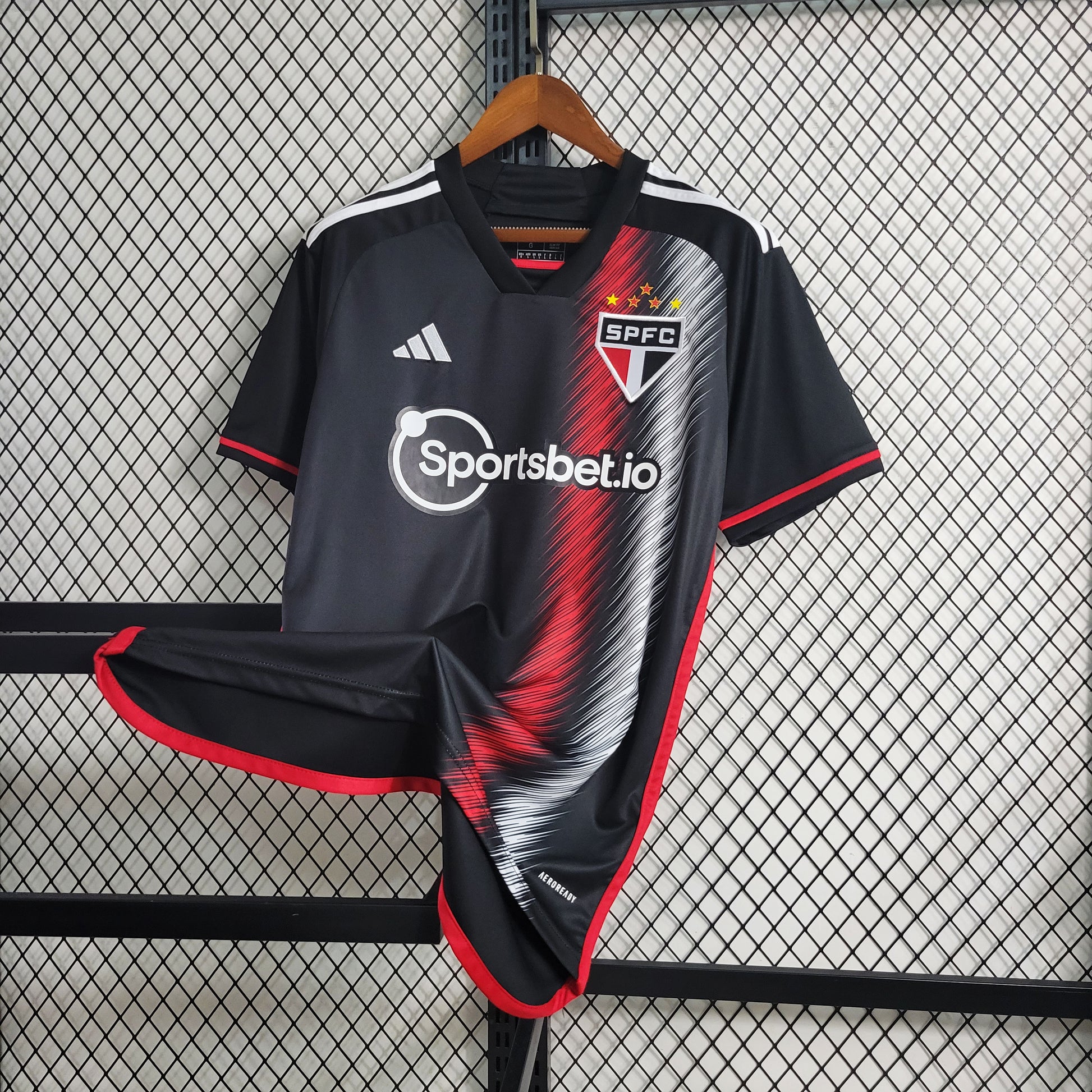 1:1 23-24 Sao Paulo 2 away size S-4XL | 衬衫 | M1-1 | Betty ali Chinese suppliers