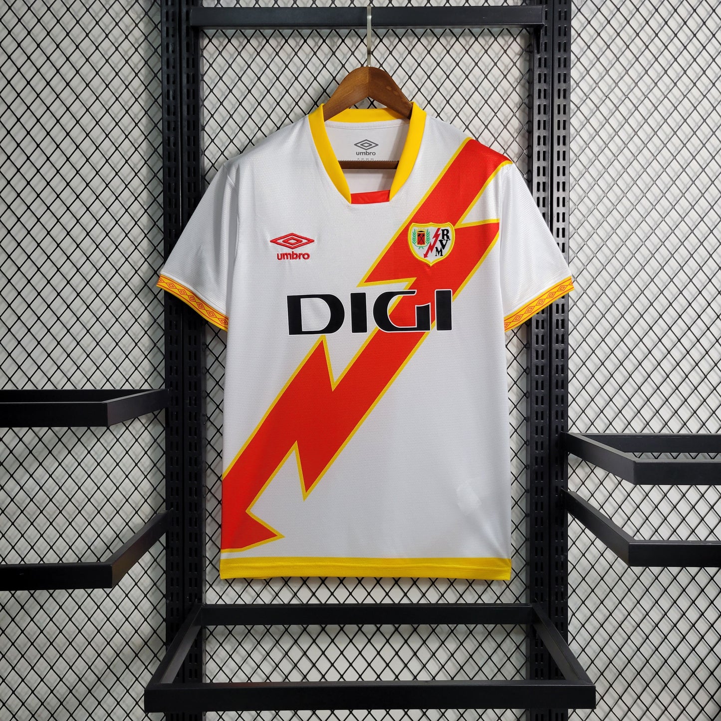 23-24 Rayo Vallecano Home Size S-XXL | 衬衫 | M2-3 | Betty ali Chinese suppliers