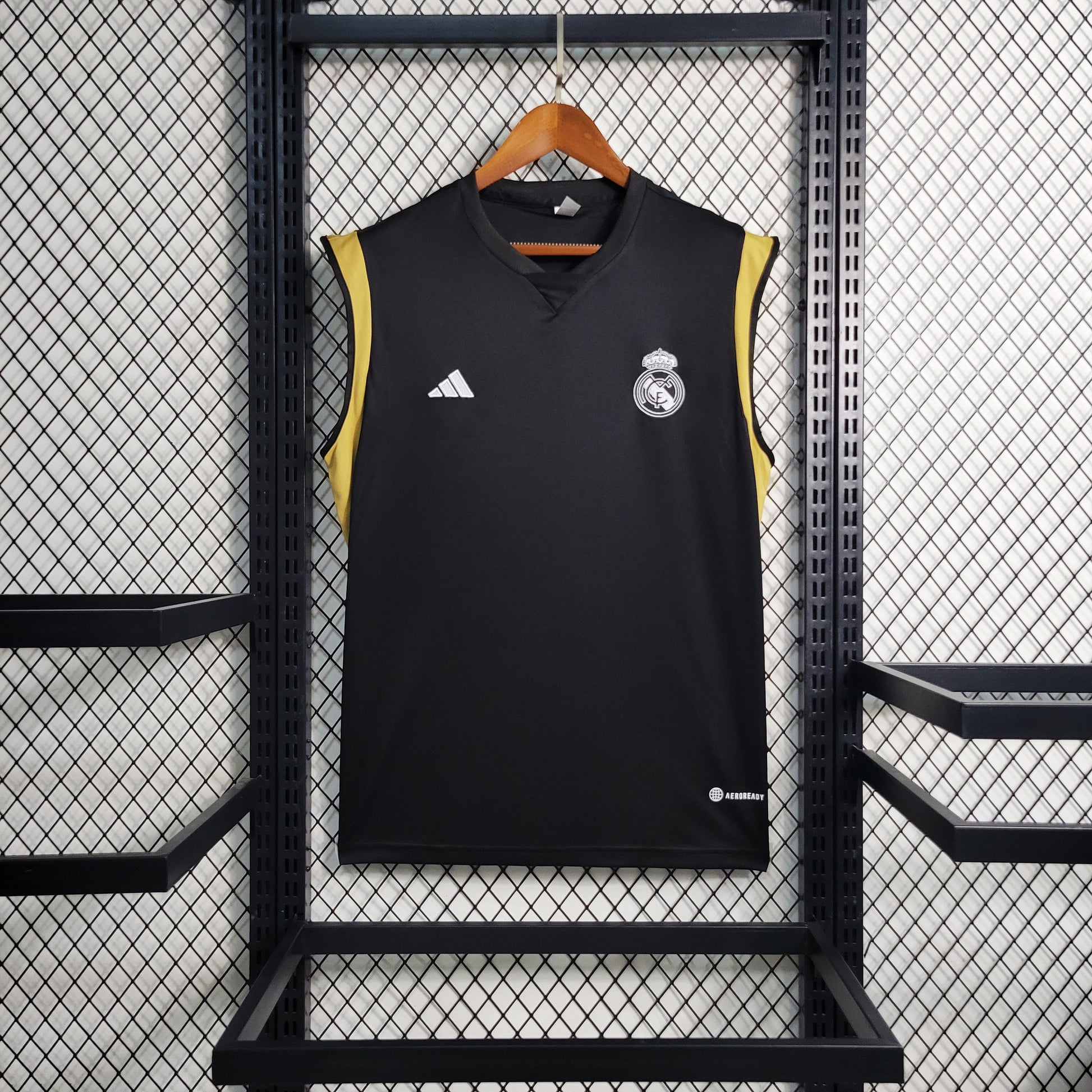 23-24 Real Madrid Black Training Vest Size S-XXL | 衬衫 | M2-3 | Betty ali Chinese suppliers