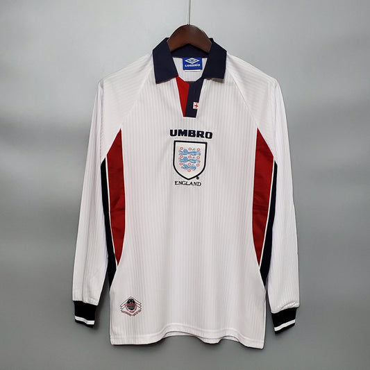 Retro Long Sleeve 1998 England home S- XXL（Retro） | 复古/Retro | R1 | Betty ali Chinese suppliers