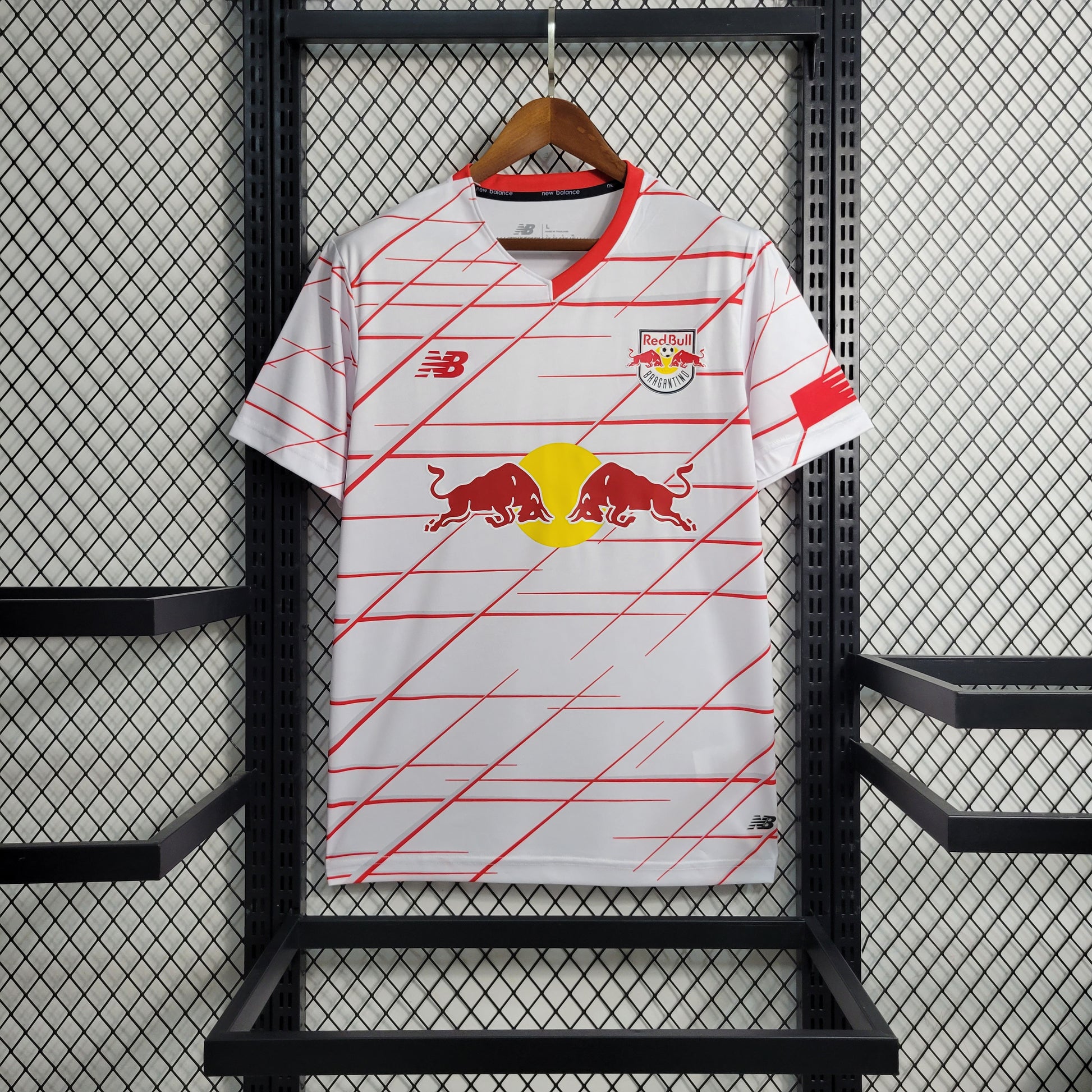 23-24 Bragandino Red Bull Home Size S-XXL(fan version) | 衬衫 | M2-5 | Betty ali Chinese suppliers