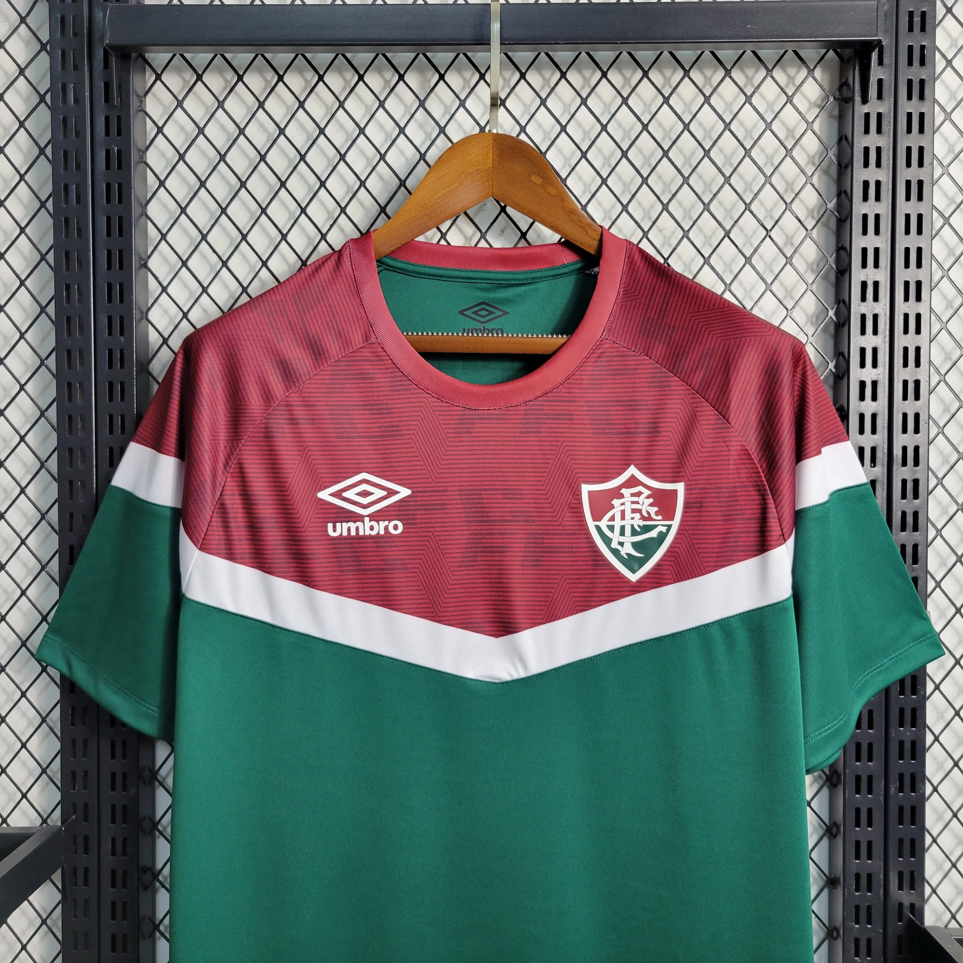 23-24 Fluminense Celestial Training green+Red S-4XL（Men's Fan Edition） | 衬衫 | Betty ali Chinese suppliers