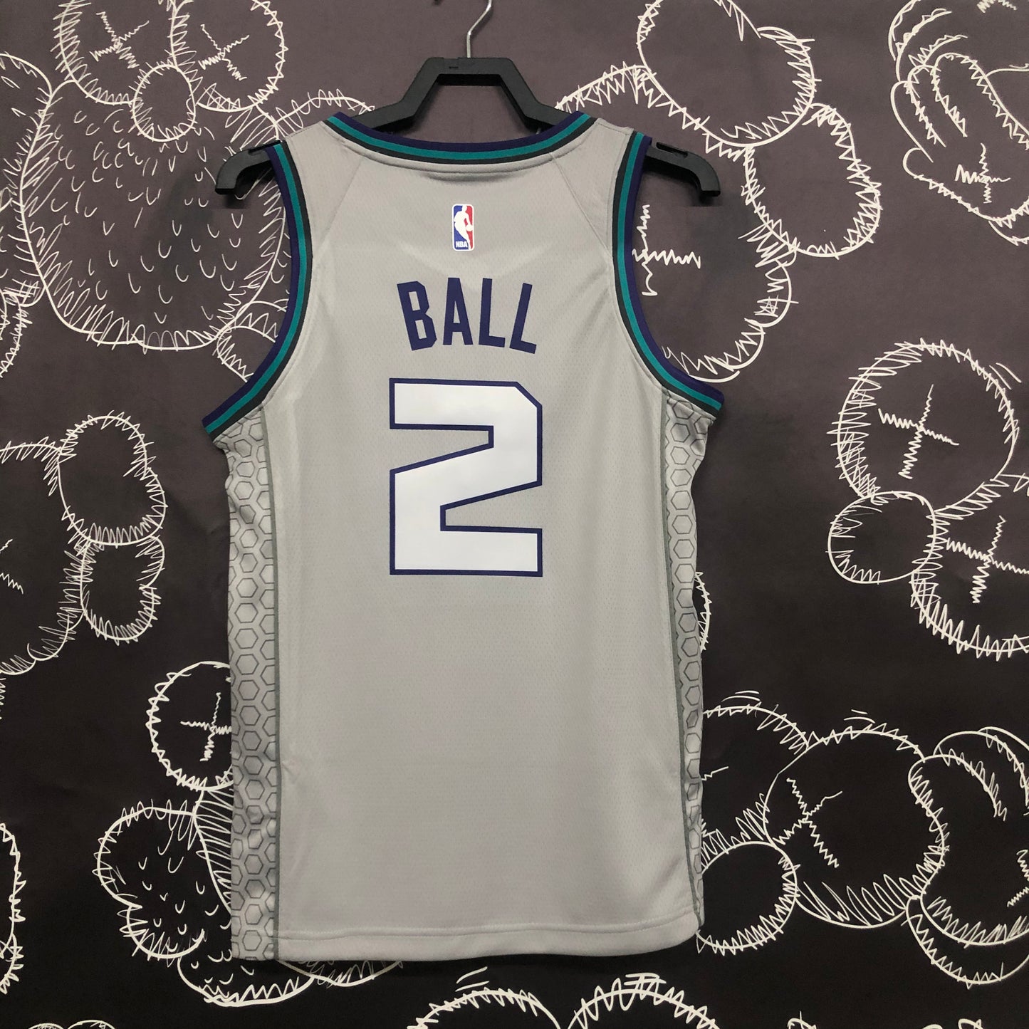 19 season Hornets gray NBA : #12#2#1 | NBA | NBA | Betty ali Chinese suppliers