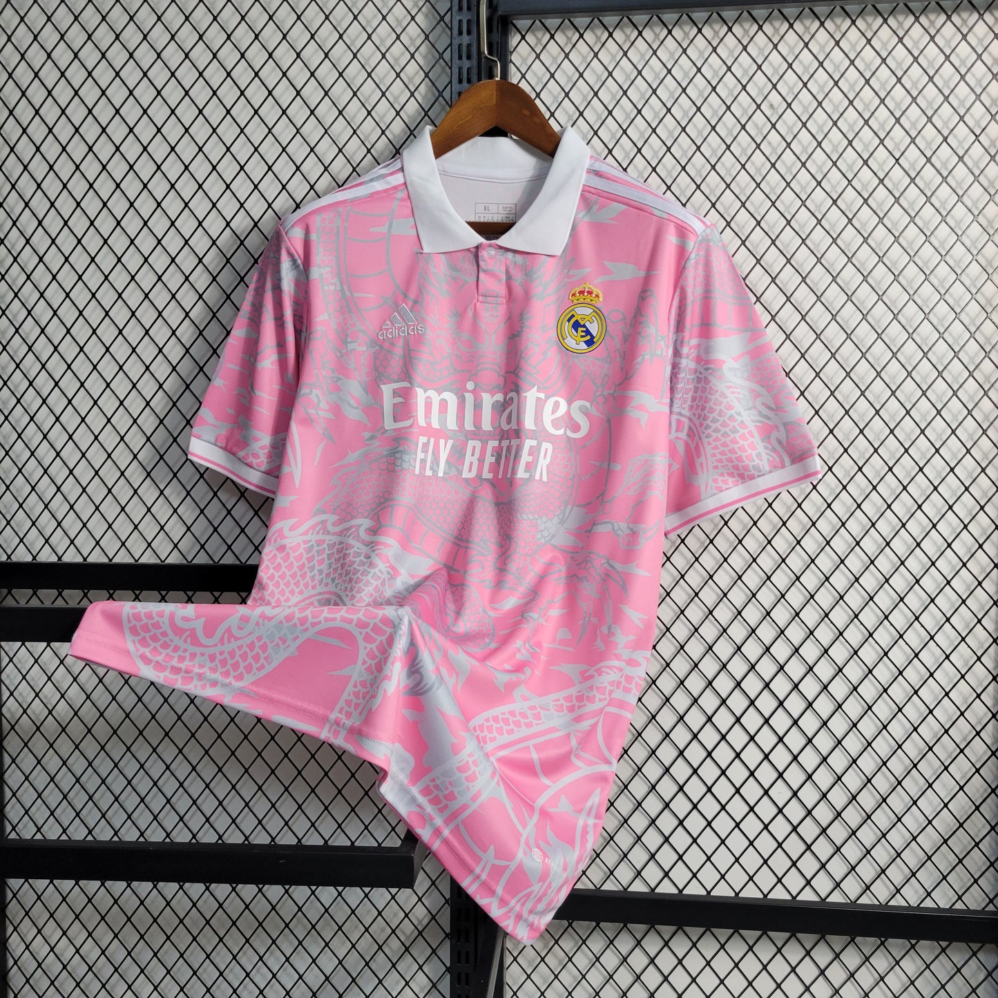 23-24 Real Madrid Dragon Pink Size S-XXL（Men's Fan Edition） | 衬衫 | M2-3 | Betty ali Chinese suppliers