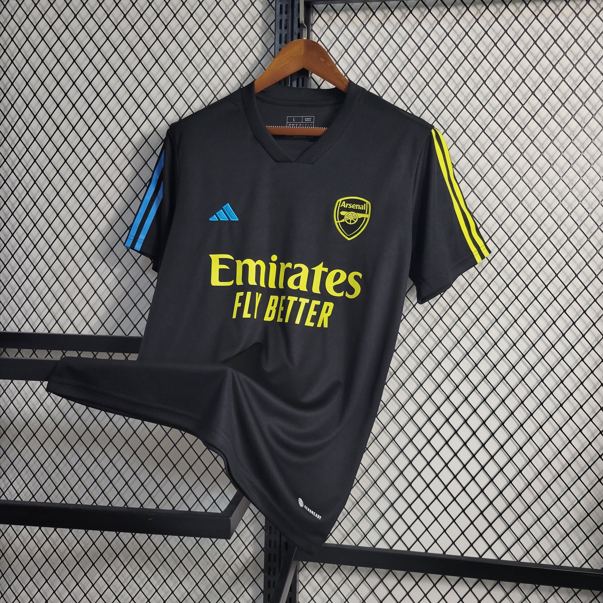 23-24 Arsenal Black Training Shirt Size S-XXL（Men's Fan Edition） | 衬衫 | M4-1 | Betty ali Chinese suppliers