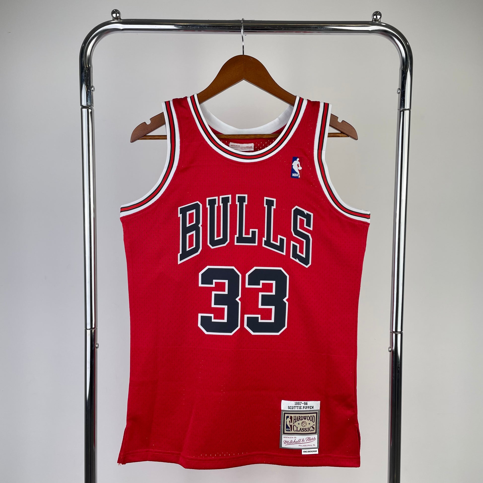 MN hot-pressed retro jersey: SW Bulls 98 season red NBA : #91 #33 #23 | NBA | NBA | Betty ali Chinese suppliers