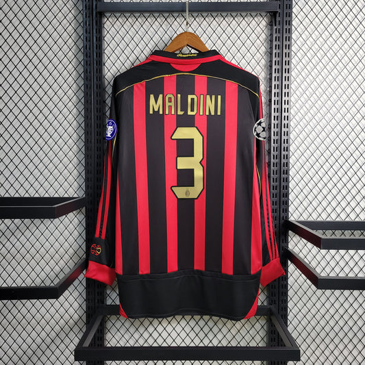 Retro 06/07 AC Milan home + 3#MALDINI（Retro） | 复古/Retro | R | Betty ali Chinese suppliers