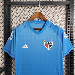 23-24 Sao Paulo Goalkeeper Blue Size S-4XL | 衬衫 | M1-1 | Betty ali Chinese suppliers