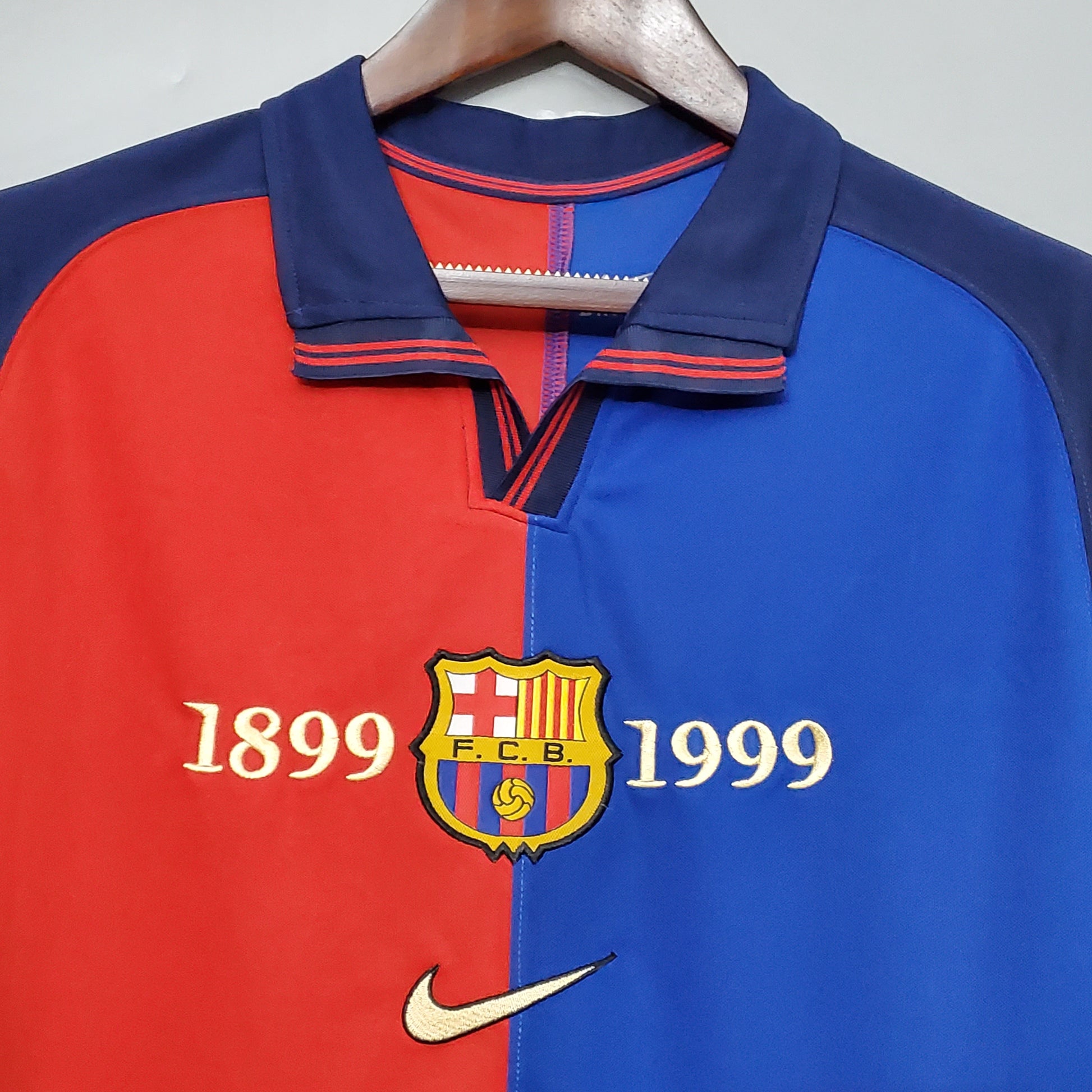 Retro Barcelona 100th Anniversary version home S-XXL（Retro） | 复古/Retro | R | Betty ali Chinese suppliers