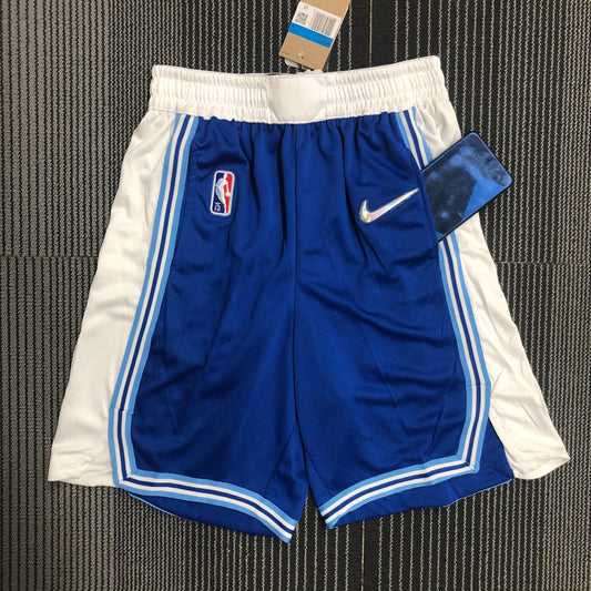 75th Anniversary Lakers Blue Vintage Shorts Size S-XXL | 短裤 | NBA | 中国供应商