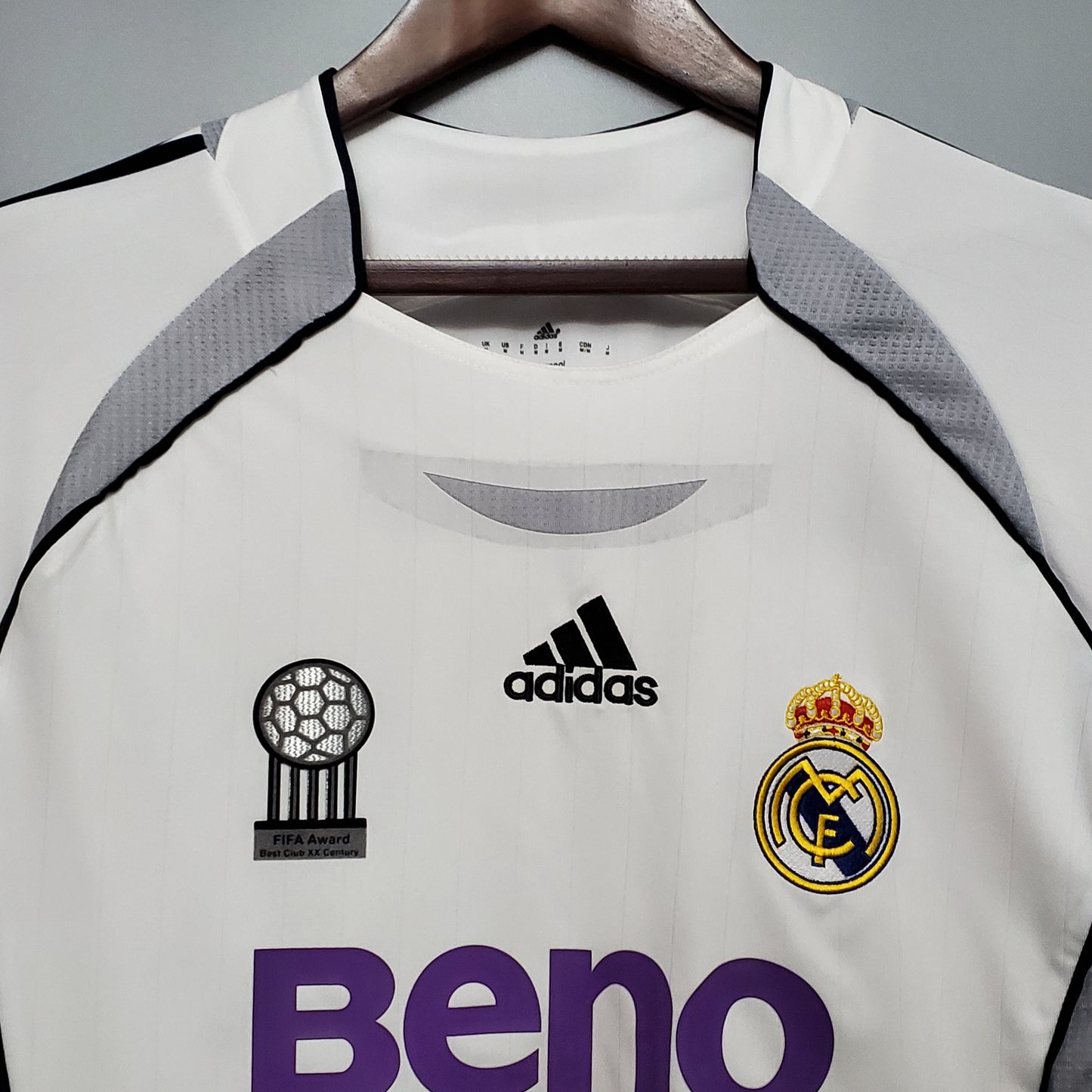 Retro Real Madrid Long sleeve 06/07 home S-XXL（Retro） | 复古/Retro | R | Betty ali Chinese suppliers