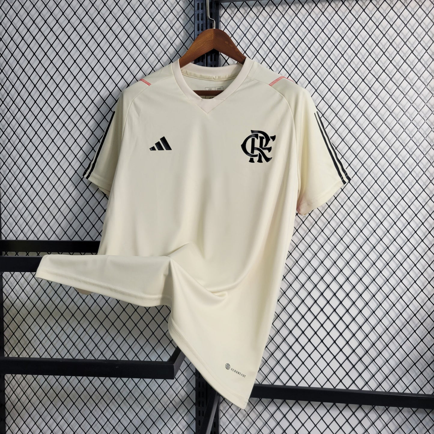 23-24 Flamengo training suit off-white size S-4XL（Men's Fan Edition） | 衬衫 | M1-1 | Betty ali Chinese suppliers