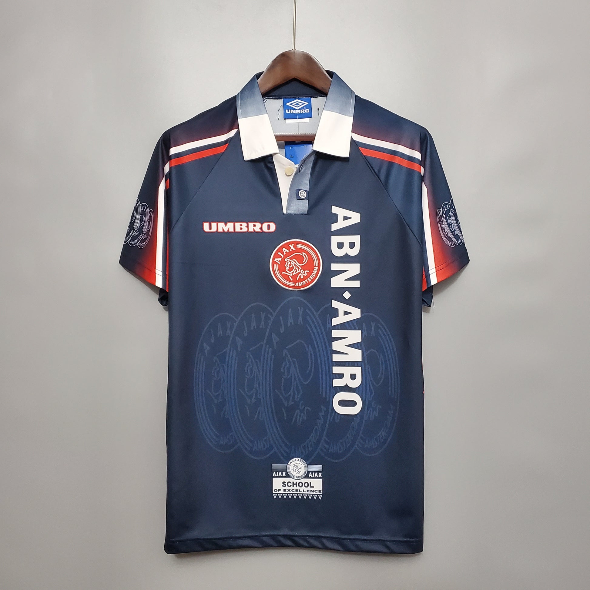 Retro Ajax 97/98 away S-XXL（Men's Fan Edition） | 衬衫 | M | Betty ali Chinese suppliers