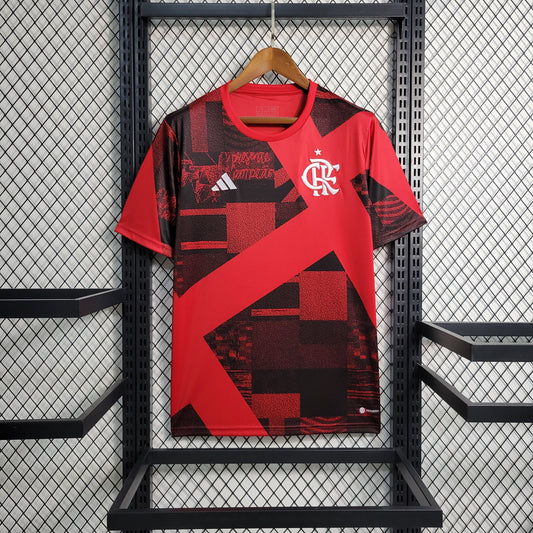 23-24 Flamengo before the game red size S-4XL（Men's Fan Edition） | 衬衫 | M1-1 | Betty ali Chinese suppliers