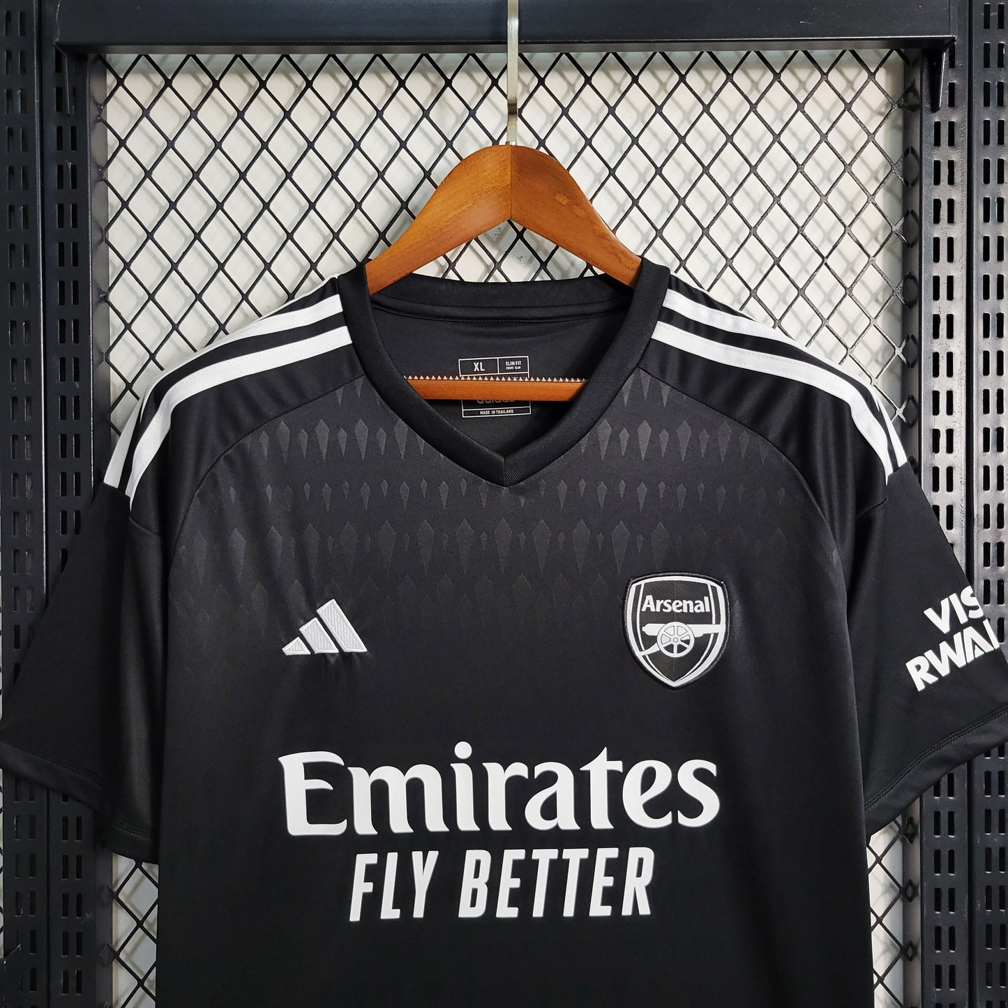 23-24 Arsenal Black Goalkeeper S-XXL（Men's Fan Edition） | 衬衫 | M2-1 | Betty ali Chinese suppliers