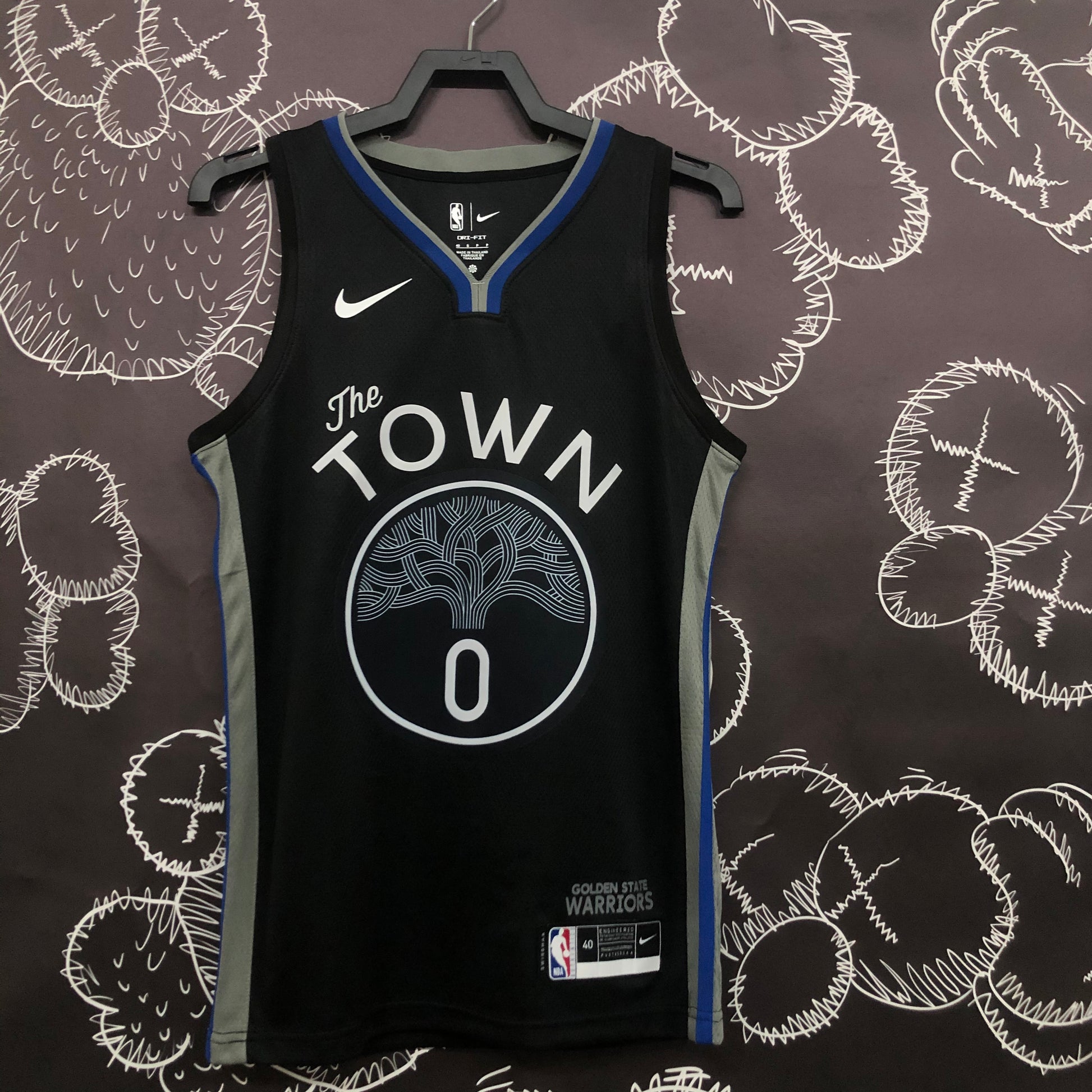 20 season Warriors black gray NBA : #00#0#3#23#35#6#11#22#30 | NBA | NBA | Betty ali Chinese suppliers