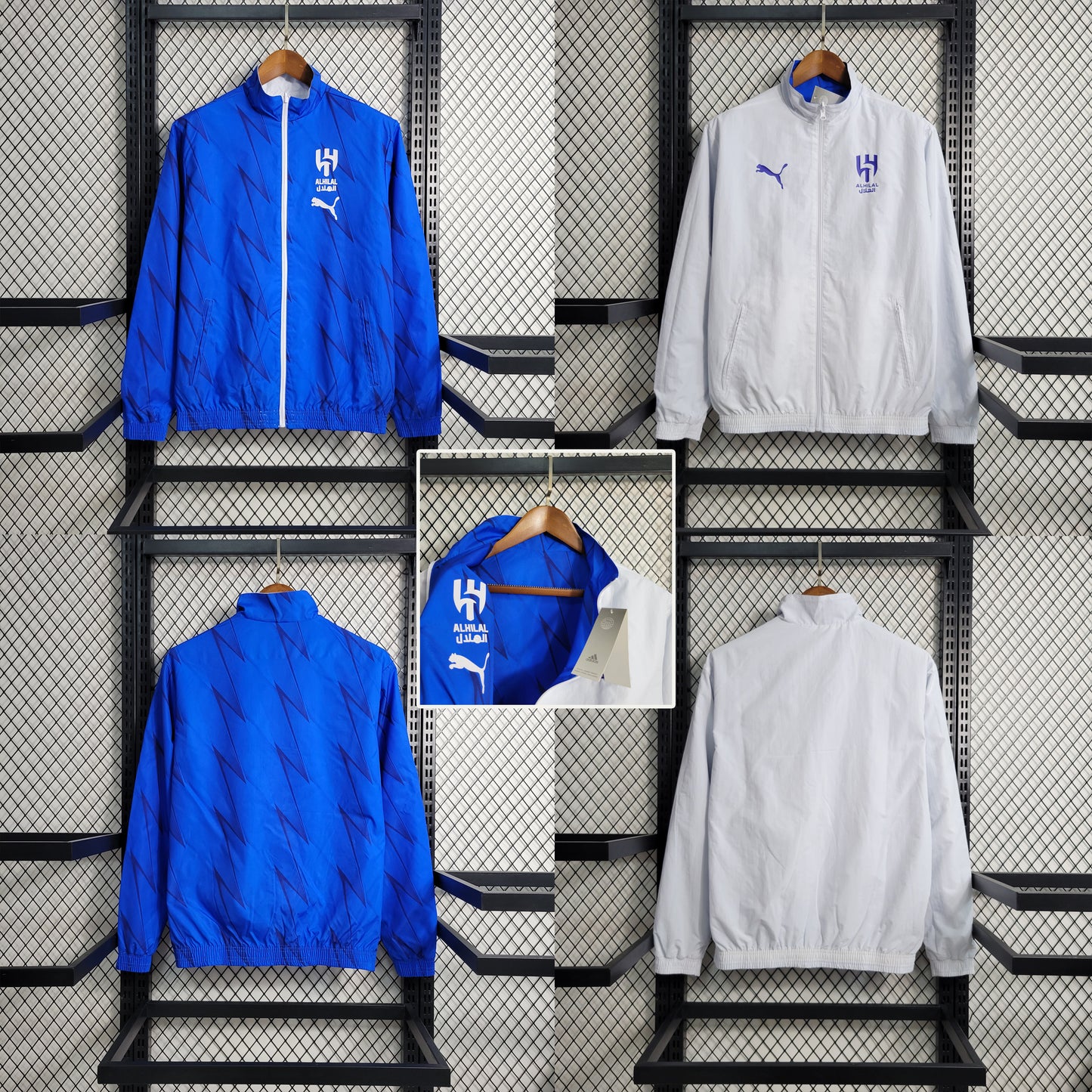 23-24 Windbreaker Al Hilal Size S-XXL | B3 | 中国供应商