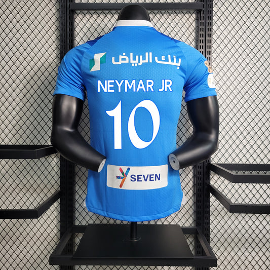 23-24 Player Version Al Hilal Home NEYMAR JR # 10 | 衬衫 | M2-9 | Betty ali Chinese suppliers