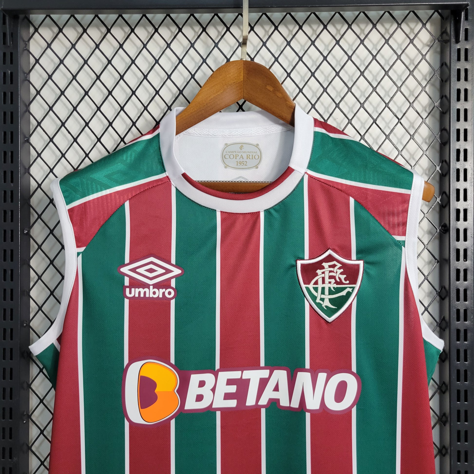 23-24 Fluminense Home Tank Top Size S-4XL | 衬衫 | M1-1 | Betty ali Chinese suppliers