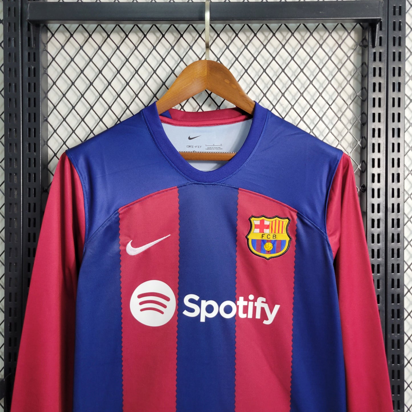 23-24 Barcelona Home Long Sleeve Size S-XXL | 复古/Retro | M2-3, R | Betty ali Chinese suppliers