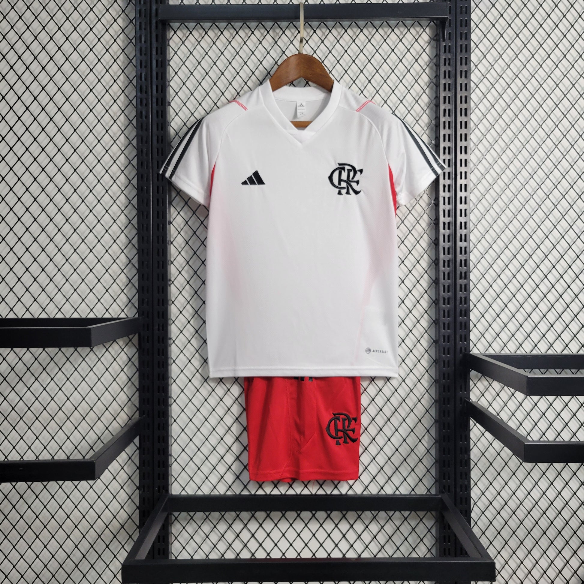 23-24 KIDS Flamengo Training Suit White Size 16-28(children's clothing) | M1-1 | Betty ali Chinese suppliers