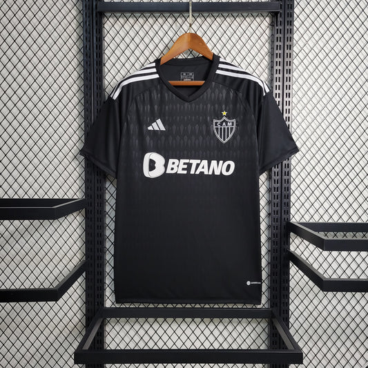 23-24 Atletico Mineiro Black Goalkeeper Size S-XXL（Men's Fan Edition） | 衬衫 | M1-1 | Betty ali Chinese suppliers