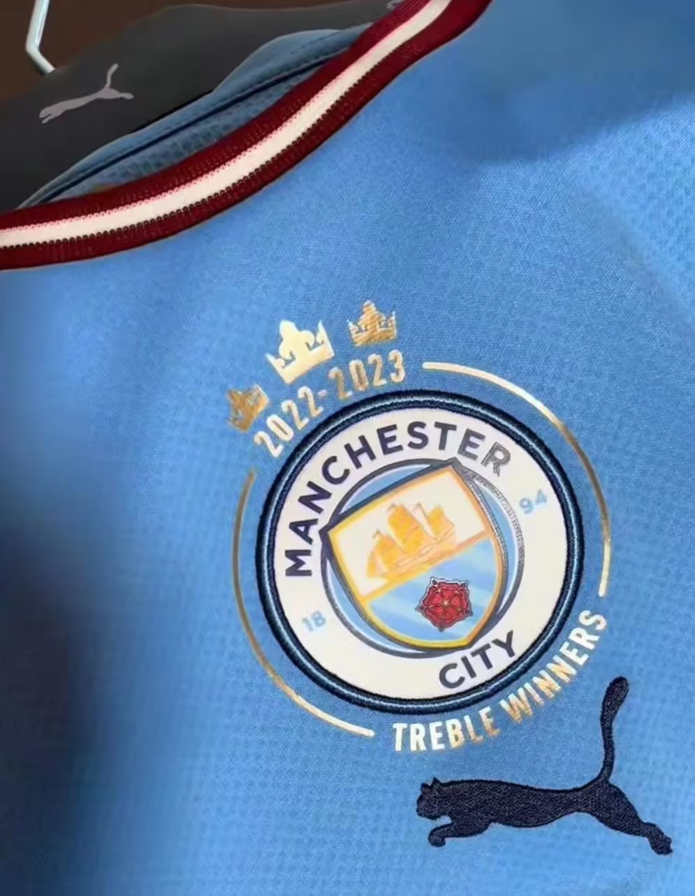 22-23 Manchester City Home+Champions Patch | 衬衫 | M2-1 | Betty ali Chinese suppliers