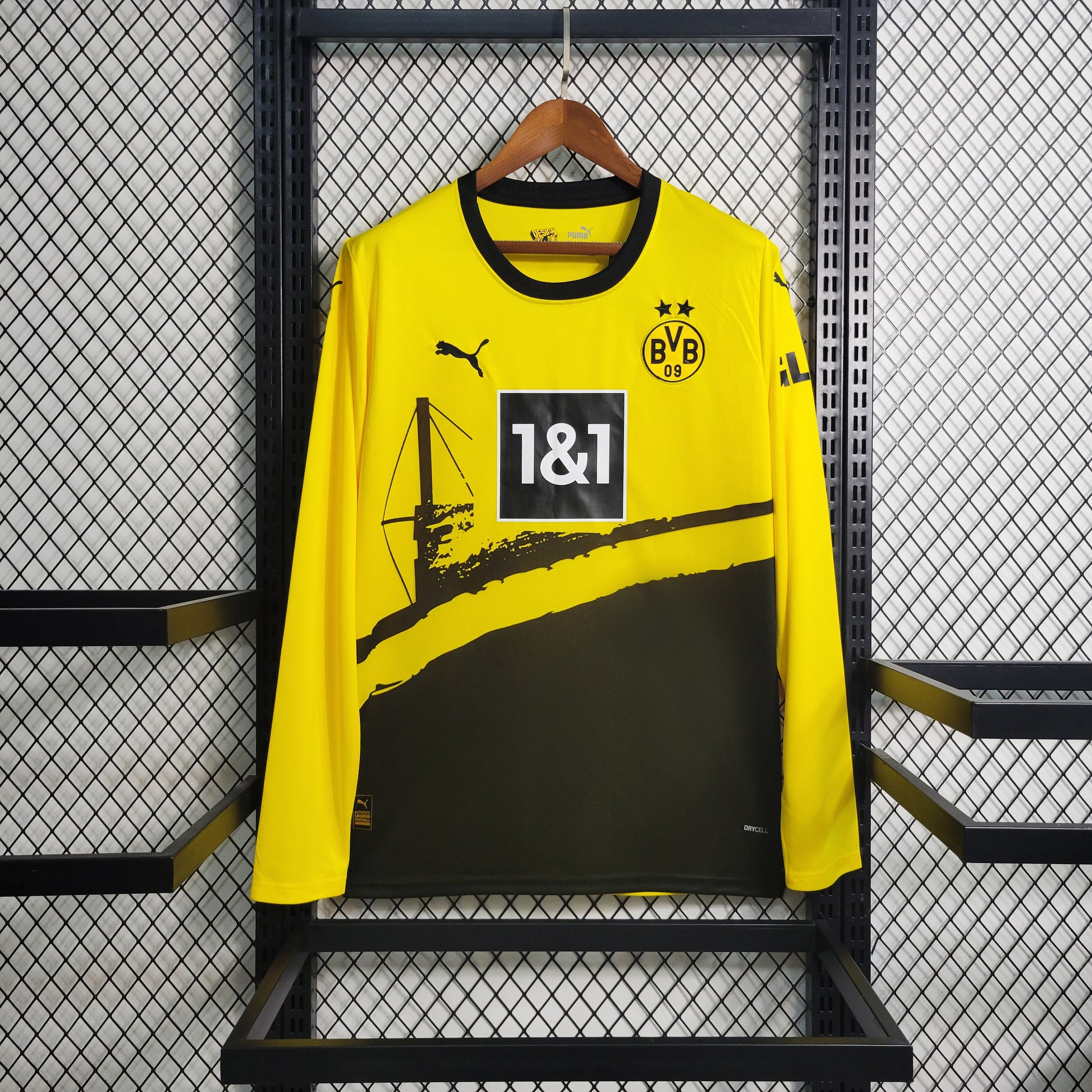 23-24 Dortmund Home Long Sleeve Size S-XXL | 复古/Retro | B3 | Betty ali Chinese suppliers