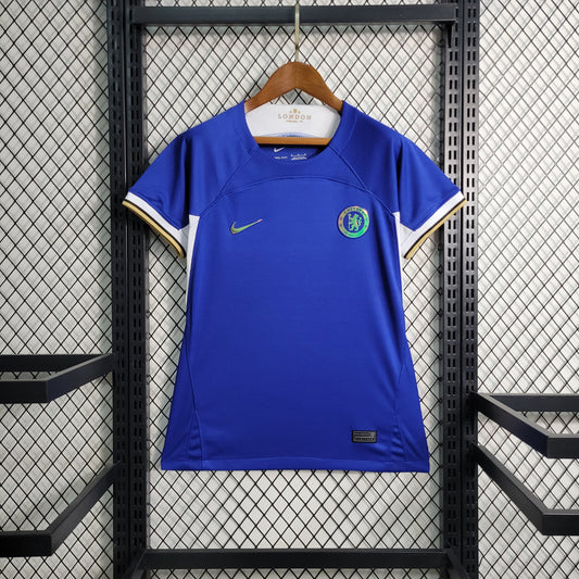 23-24 Women's Chelsea Home Size S-XXL （fan version） | 衬衫 | M2-1 | Betty ali Chinese suppliers