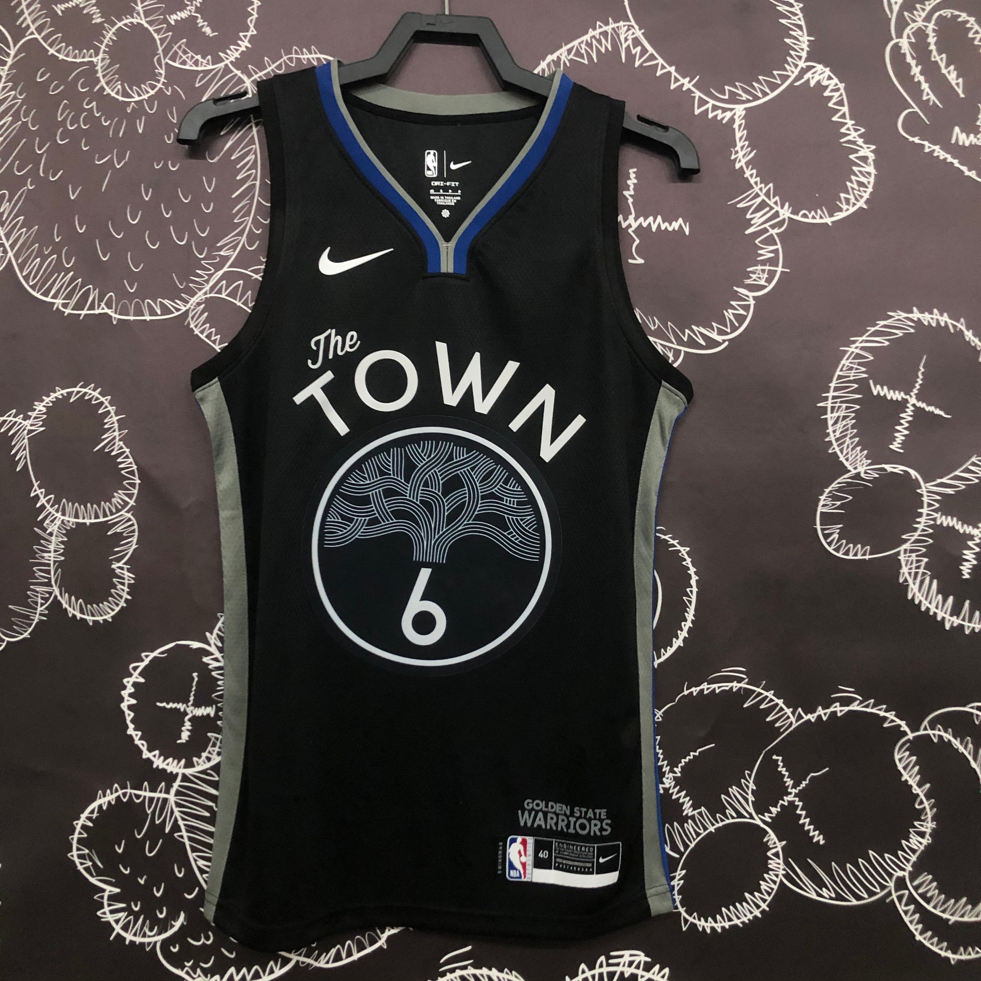 20 season Warriors black gray NBA : #00#0#3#23#35#6#11#22#30 | NBA | NBA | Betty ali Chinese suppliers