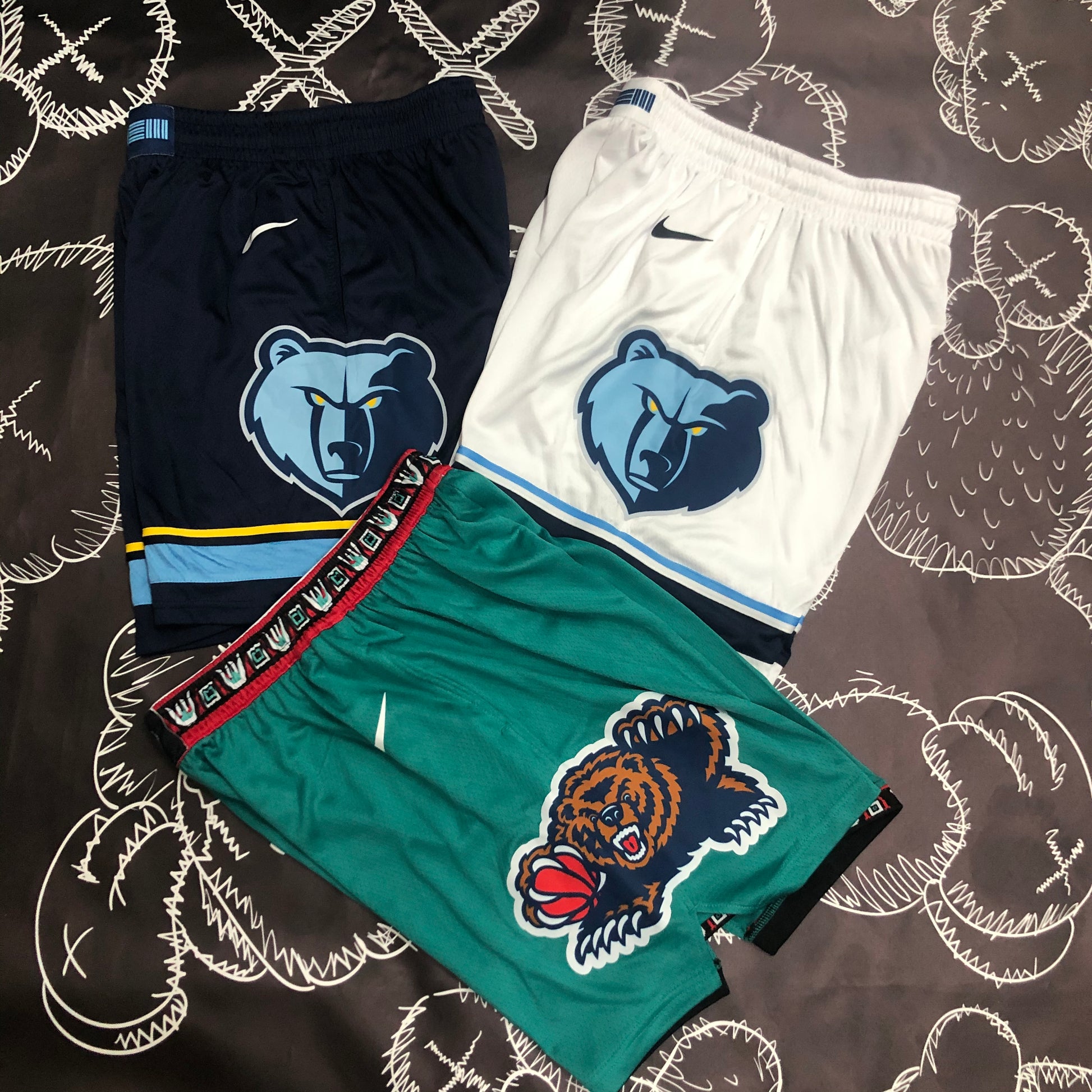 grizzly shorts（NBA）Size S-XXL | 短裤 | NBA | 中国供应商