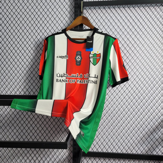 22/23 Deportivo Palestino Red White Green S-XXL（Men's Fan Edition） | 衬衫 | M2-3 | Betty ali Chinese suppliers