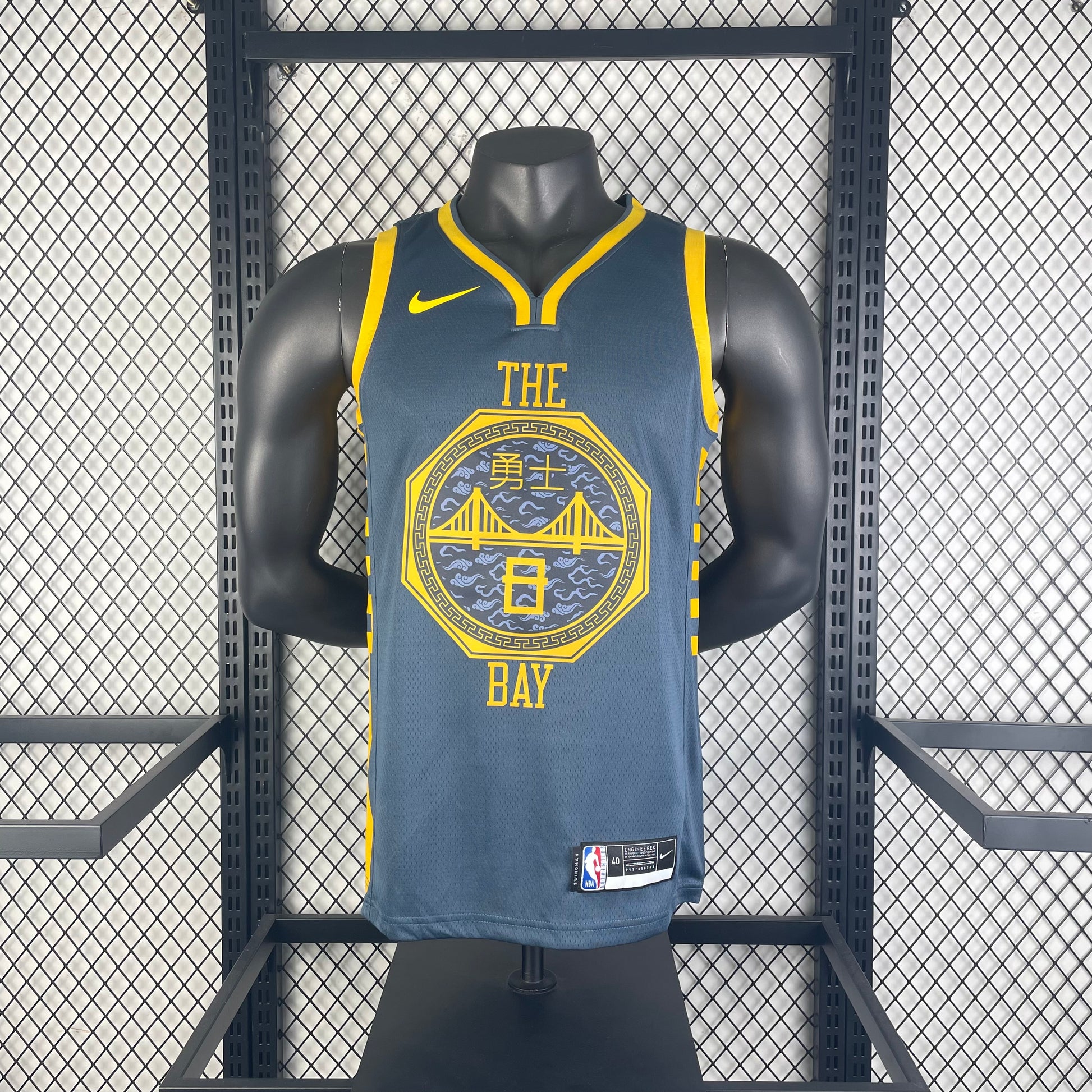 Customized model: 18th season Warriors Gray No. 8 | NBA | NBA | Betty ali Chinese suppliers