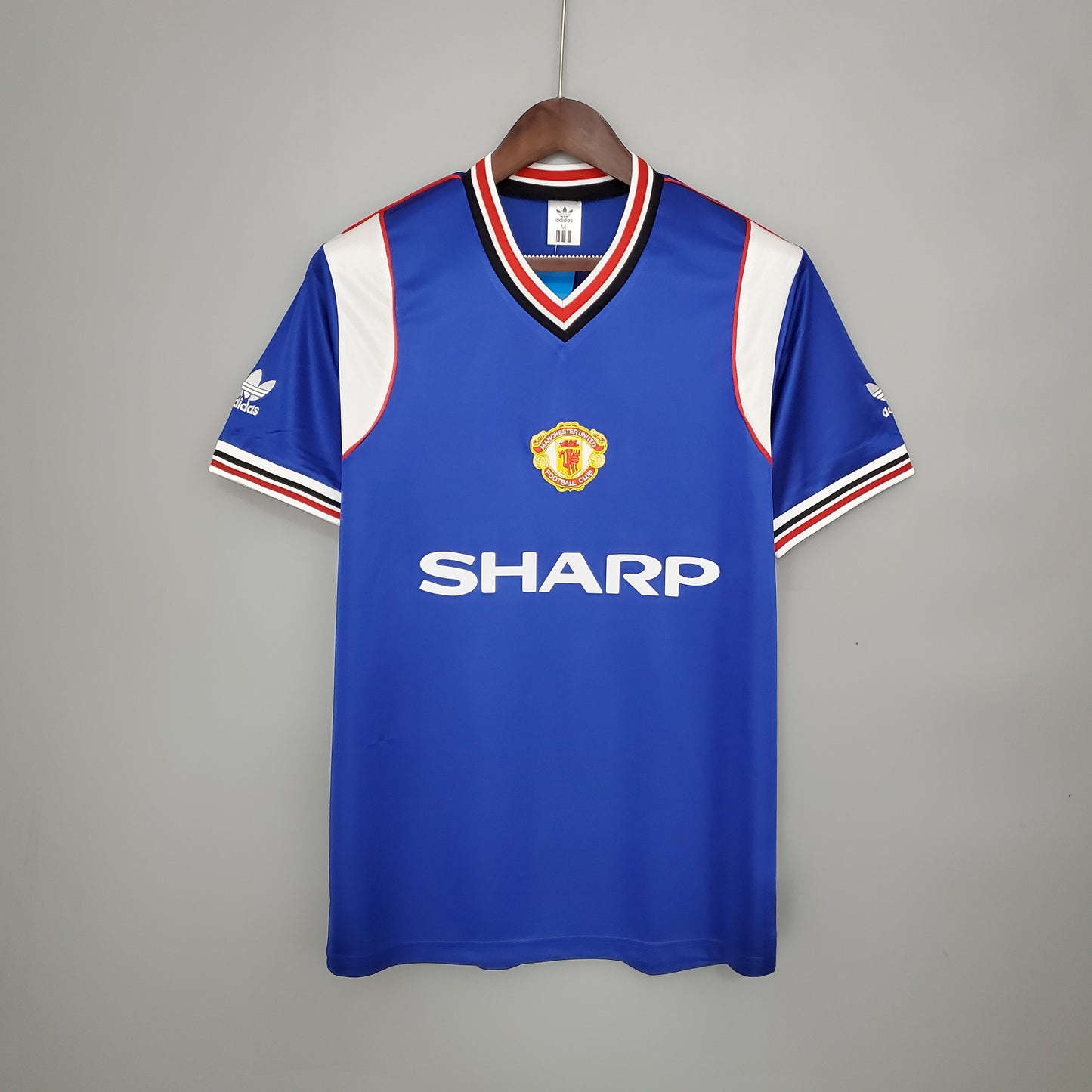 Retro M-U 85/86 away blue S-XXL | 复古/Retro | R | Betty ali Chinese suppliers