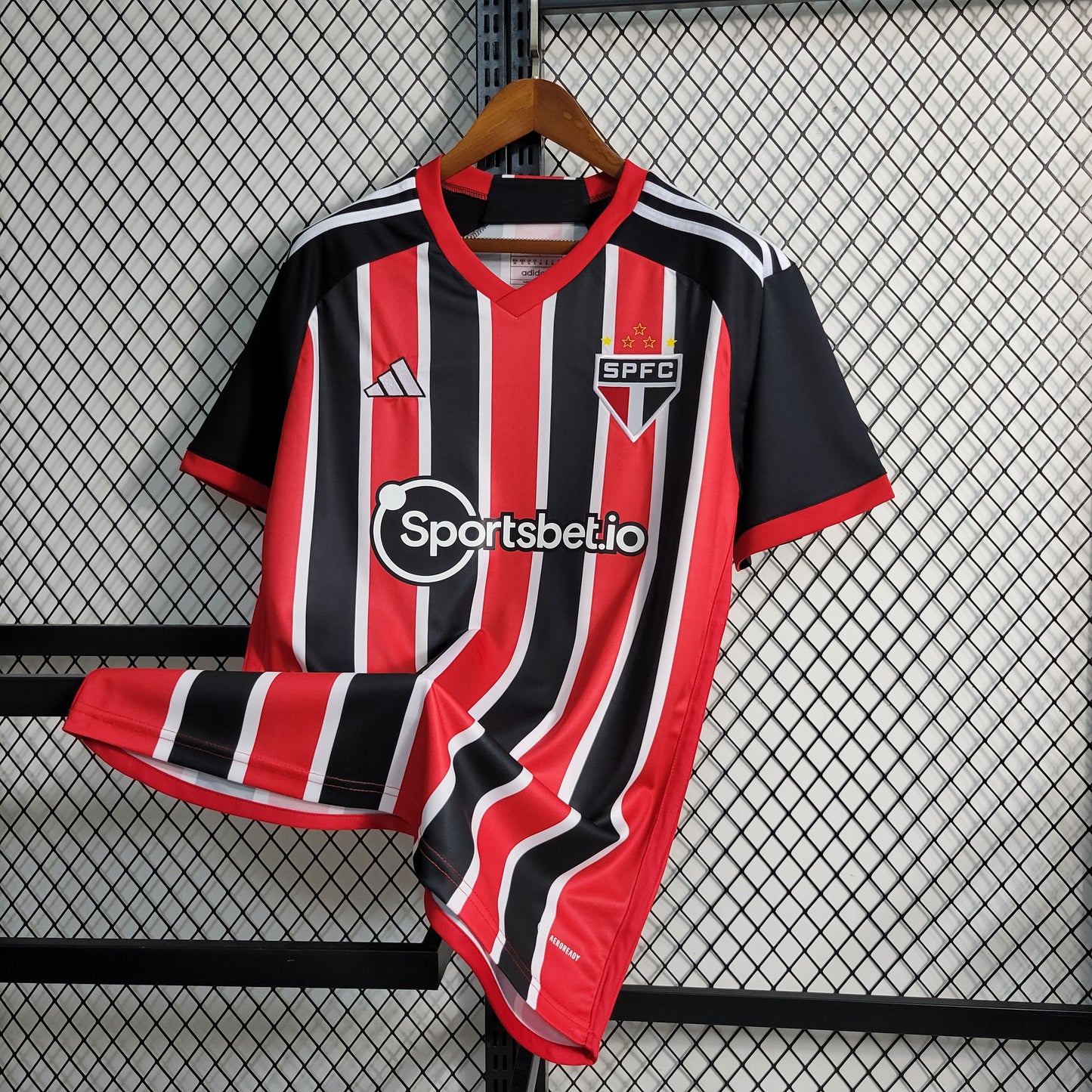 23-24 Sao Paulo away size S-4XL（Men's Fan Edition） | 衬衫 | M1-1 | Betty ali Chinese suppliers