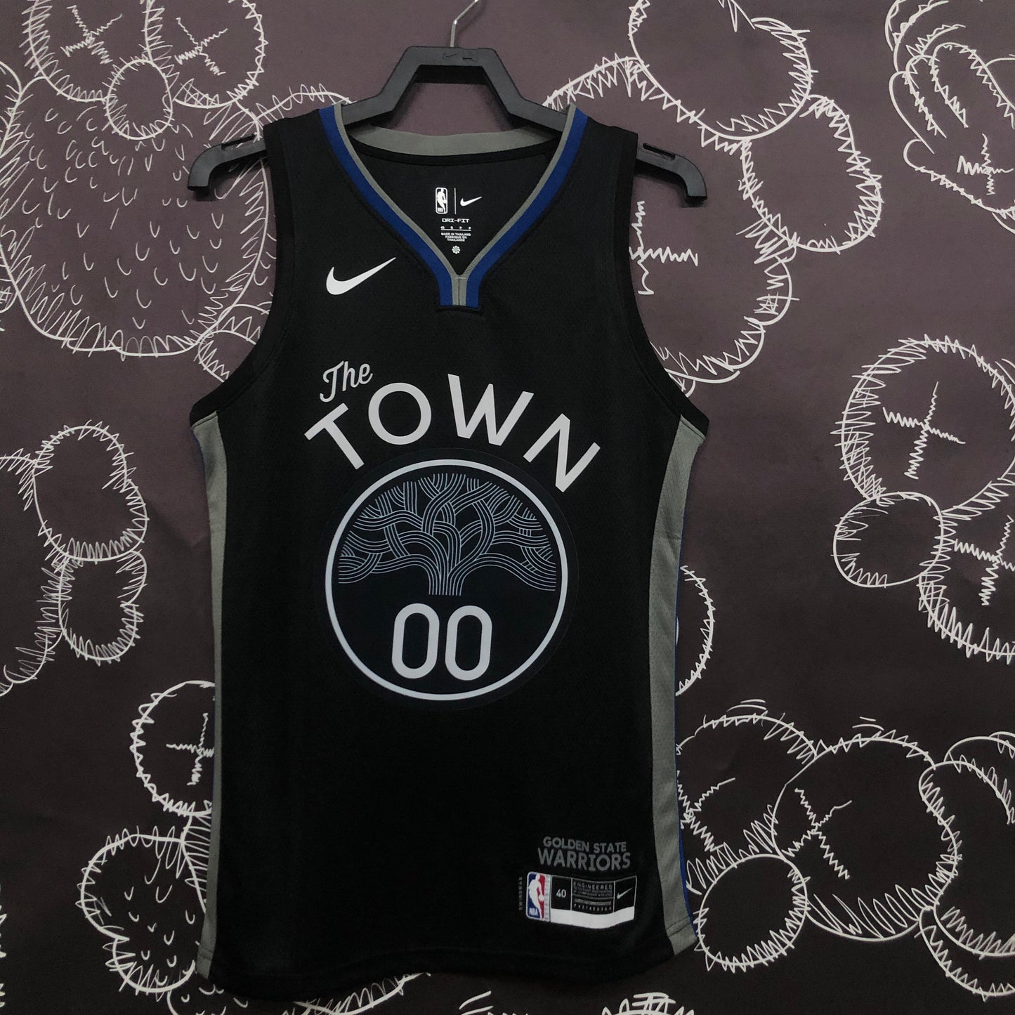 20 season Warriors black gray NBA : #00#0#3#23#35#6#11#22#30 | NBA | NBA | Betty ali Chinese suppliers