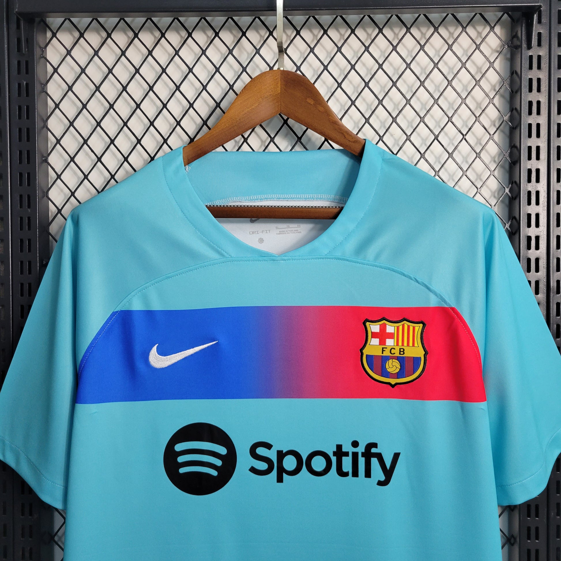 23-24 Barcelona Sky Blue Size S-XXL（Men's Fan Edition） | 衬衫 | M2-3 | Betty ali Chinese suppliers