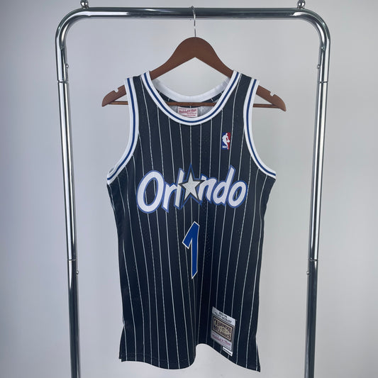 MN hot-pressed retro jersey: SW Magic 04 season black NBA : #1 | NBA | NBA | Betty ali Chinese suppliers